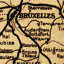 Railway map of Belgium, 1900 Preview 3