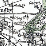 Dyrehave and environs map (Jægersborg Dyrehave in Copenhagen), 1931 Preview 2