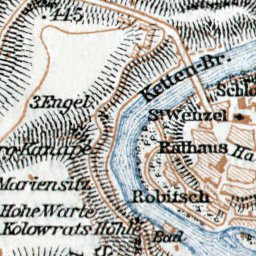 Elbogen (Loket) town plan, 1910 Preview 2