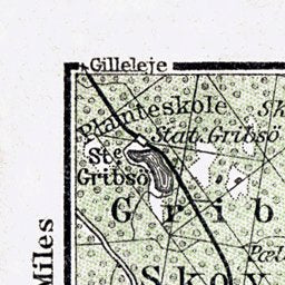 Dyrehave and environs map (Jægersborg Dyrehave in Copenhagen), 1929 Preview 3