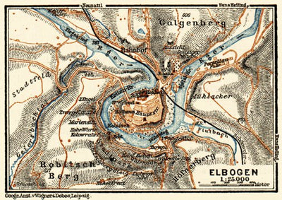 Loket (Elbogen) town plan, 1911 Preview 1