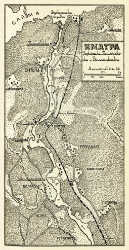 Imatra and nearer environs map, 1889 Preview 1