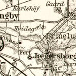 Dyrehave and environs map (Jægersborg Dyrehave in Copenhagen), 1911 Preview 2