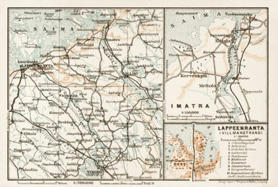 Imatra region map, 1929 (second version) Preview 1