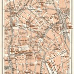Ghent (Gent), central part map, 1909 Preview 1