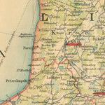 Estonia, Livonia and Courland (Livland, Estland, Kurland) map, 1898 Preview 2