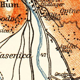 Mostar environs map, 1911 Preview 2