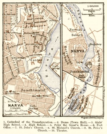 Narva town plan, 1914 Preview 1