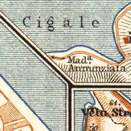 Zadar (Zara) environs map, 1911 Preview 2