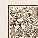 Pola (Pula) environs map, 1903 Preview 3