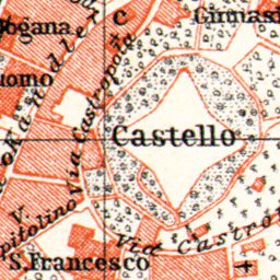 Pola (Pula) town plan and environs map, 1913 Preview 2