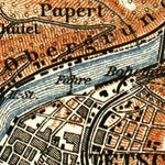 Tetschen (Děčín) and environs map, 1913 Preview 2