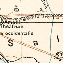 Salonae (Solin, Salona) town plan, 1929 Preview 2