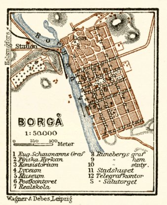 Borgå (Porvoo) town plan, 1914 Preview 1
