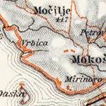Ragusa (Dubrovnik) environs map, 1913 Preview 2