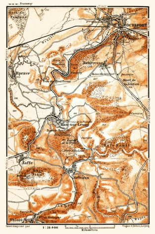 Rochefort and Environs map, 1904 Preview 1