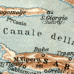 Trogir and environs map, 1929 Preview 2