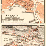 Map of the environs of Spalato (Split), 1913 Preview 1