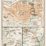Tampere (Tammerfors) town plan, 1929. Environs of Tampere (near Kangasala) Preview 1