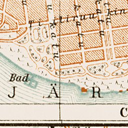 Tampere (Tammerfors) town plan, 1929. Environs of Tampere (vicinity map) Preview 2