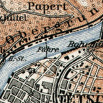 Tetschen (Děčín) and environs map, 1910 Preview 2