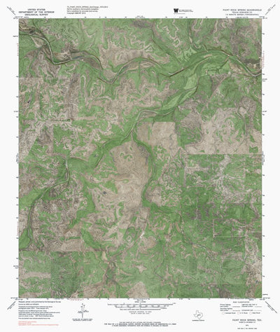 TX-PAINT ROCK SPRING: GeoChange 1970-2012 Preview 1