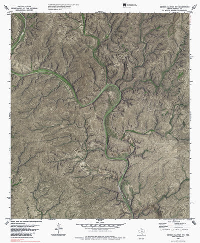 TX-MEYERS CANYON NW: GeoChange 1974-2012 Preview 1