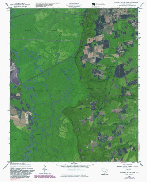 SC-POINSETT STATE PARK: GeoChange 1952-2011 Preview 1