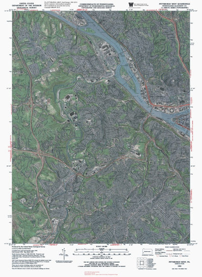 PA-PITTSBURGH WEST: GeoChange 1991-2013 Preview 1