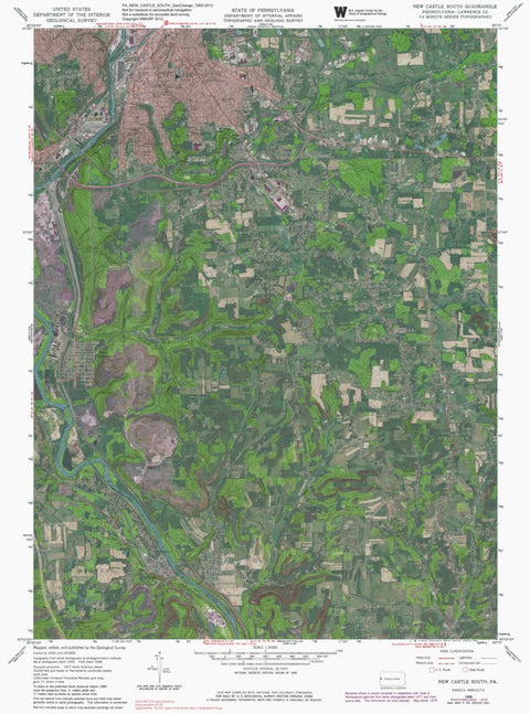 PA-NEW CASTLE SOUTH: GeoChange 1955-2013 Preview 1