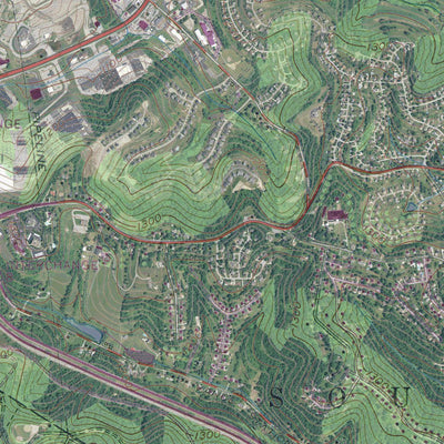 PA-WASHINGTON EAST: GeoChange 1952-2013 Preview 3