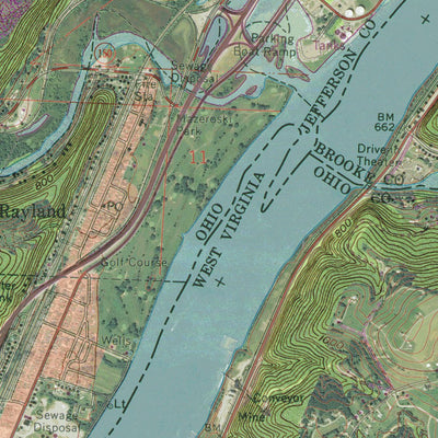 OH-WV-TILTONSVILLE: GeoChange 1954-2013 Preview 2