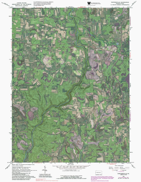 PA-PORTERSVILLE: GeoChange 1958-2013 Preview 1