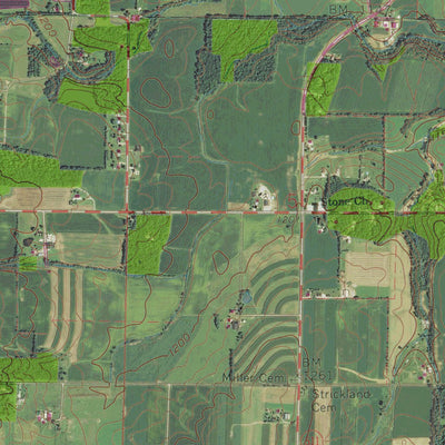 OH-ASHLAND SOUTH: GeoChange 1960-2013 Preview 2