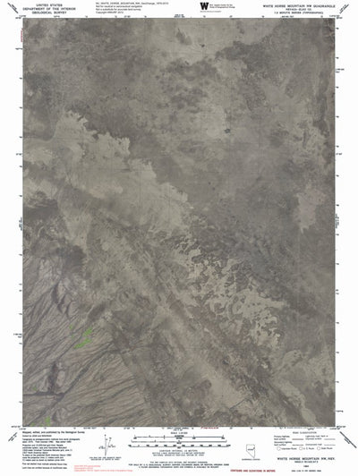 NV-WHITE HORSE MOUNTAIN NW: GeoChange 1979-2010 Preview 1