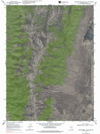 NV-INDEPENDENCE VALLEY NE: GeoChange 1967-2010 Preview 1