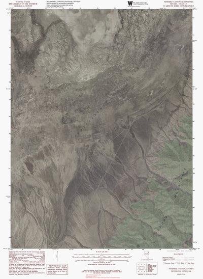 NV-NINEMILE CANYON: GeoChange 1974-2010 Preview 1