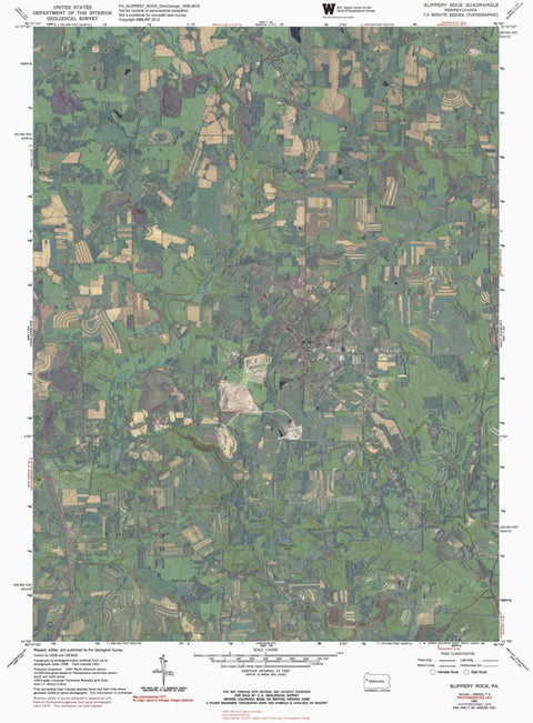 PA-SLIPPERY ROCK: GeoChange 1958-2010 Preview 1