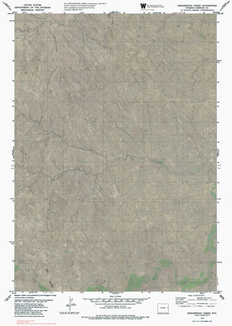 WY-GREASEWOOD CREEK: GeoChange 1974-2012 Preview 1
