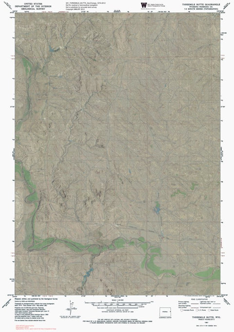 WY-THREEMILE BUTTE: GeoChange 1974-2012 Preview 1