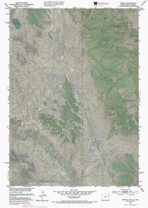 WY-SD-DEWEY: GeoChange 1948-2012 Preview 1