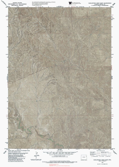 WY-DARLINGTON DRAW EAST: GeoChange 1974-2012 Preview 1