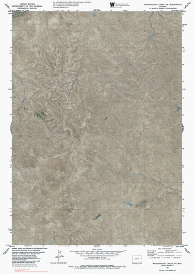 WY-WAGONHOUND CREEK NE: GeoChange 1974-2012 Preview 1