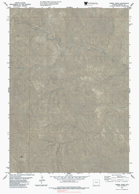 WY-TIMBER CREEK: GeoChange 1974-2012 Preview 1