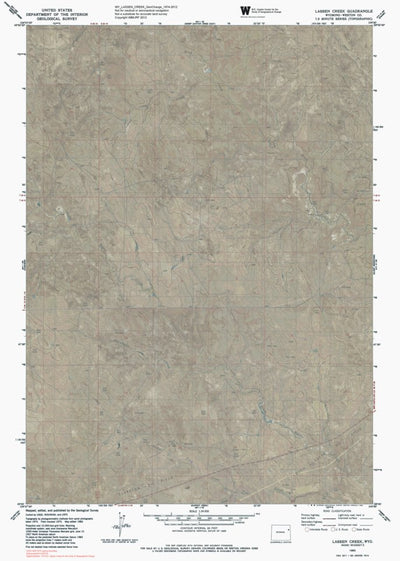 WY-LASSEN CREEK: GeoChange 1974-2012 Preview 1