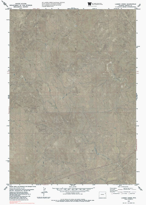 WY-LASSEN CREEK: GeoChange 1974-2012 Preview 1