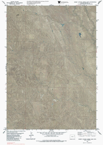 WY-SHEEP CANYON CREEK EAST: GeoChange 1974-2012 Preview 1