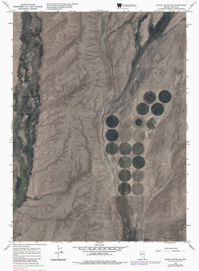 NV-BLACK BUTTE SW: GeoChange 1966-2010 Preview 1
