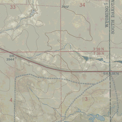 WY-SD-MULE CREEK SE: GeoChange 1973-2012 Preview 2