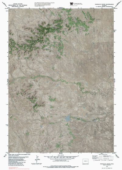 WY-PINNACLE ROCKS: GeoChange 1974-2012 Preview 1